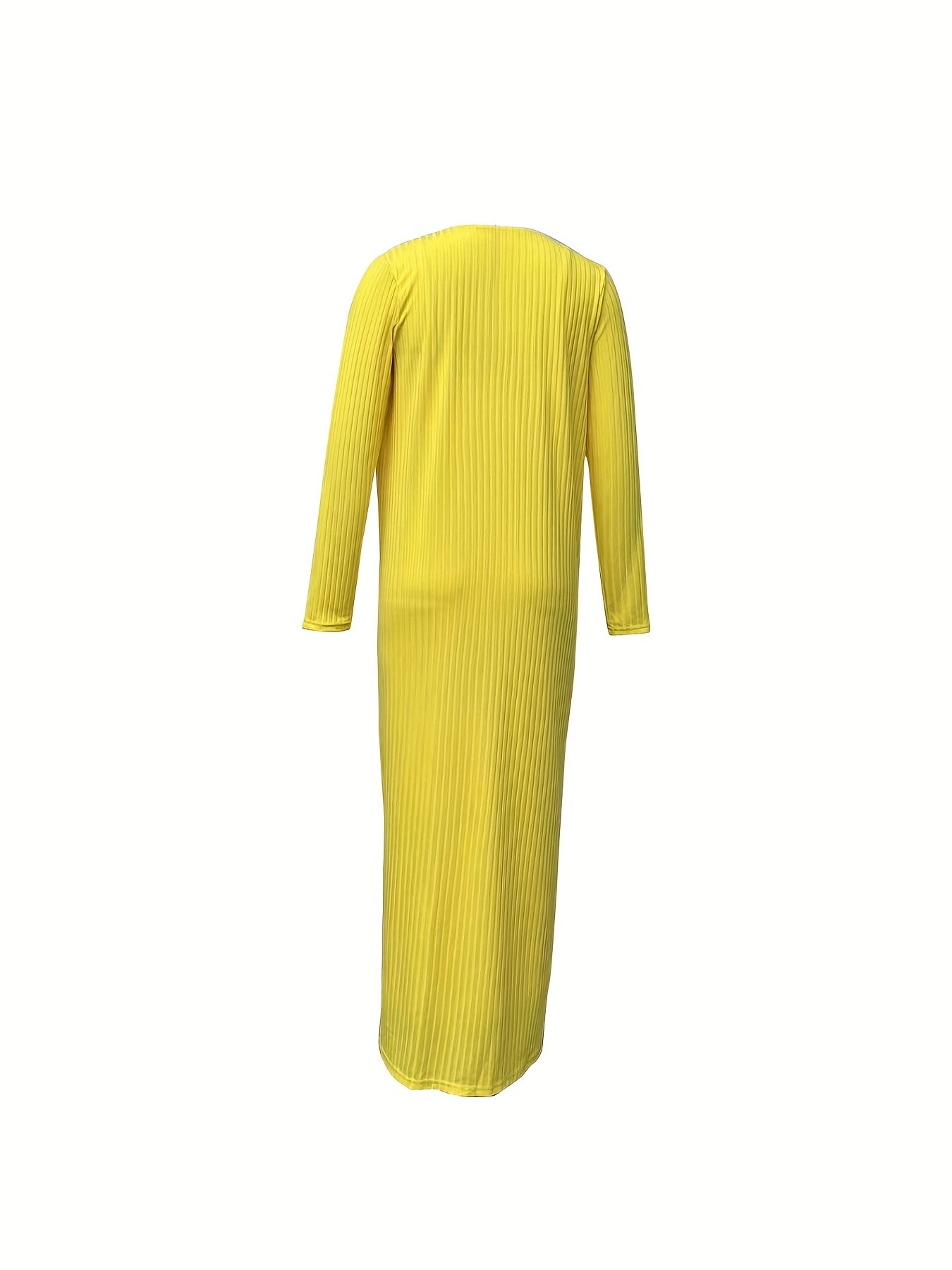 Ribbed Two piece Dress Set Long Sleeve Cardigan & Cami Dress