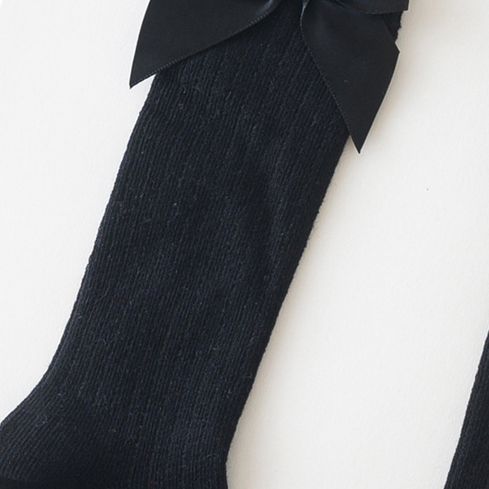 Girls Bow Knit Socks for Autumn & Winter