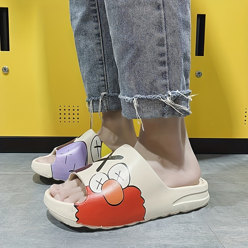 Men Women Anime Cloud Slides Slippers Lightweight Non Slip Shoes Indoor Outdoor