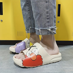 Men Women Anime Cloud Slides Slippers Lightweight Non Slip Shoes Indoor Outdoor