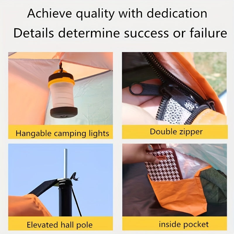 Portable Automatic Tent with Sun Protection for Camping Picnics