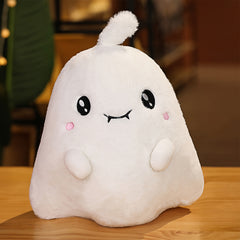Halloween Plush Ghosts Soft Toys & Stuffed Ghosts with Expressive Faces