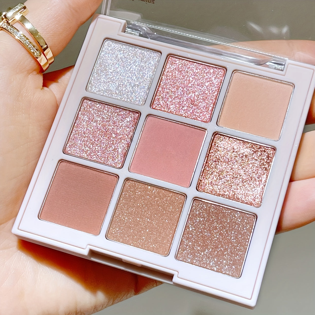 Pearly Matte Finish Eyeshadow Palette Warm & Cold Tone