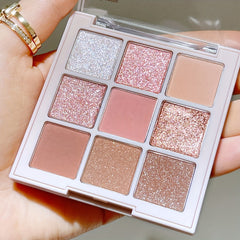 Pearly Matte Finish Eyeshadow Palette Warm & Cold Tone