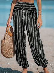 Floral Print Joggers Drawstring Pants