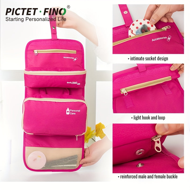Portable Multifunctional Toiletry Bag Travel Zipper Organizer