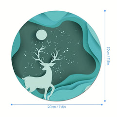 Gaming Mouse Pad Non-Slip Rubber Base Waterproof Office Laptop Home Mouse