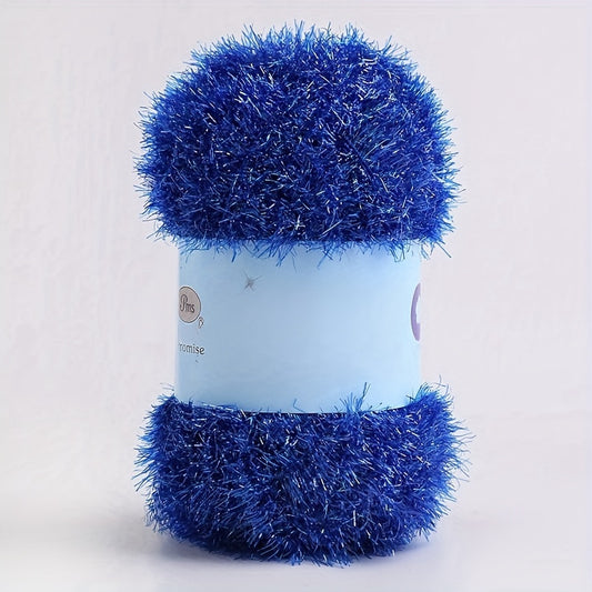 Colorful Glass Silk Wool Thread Hand-knitted Doll DIY Kit