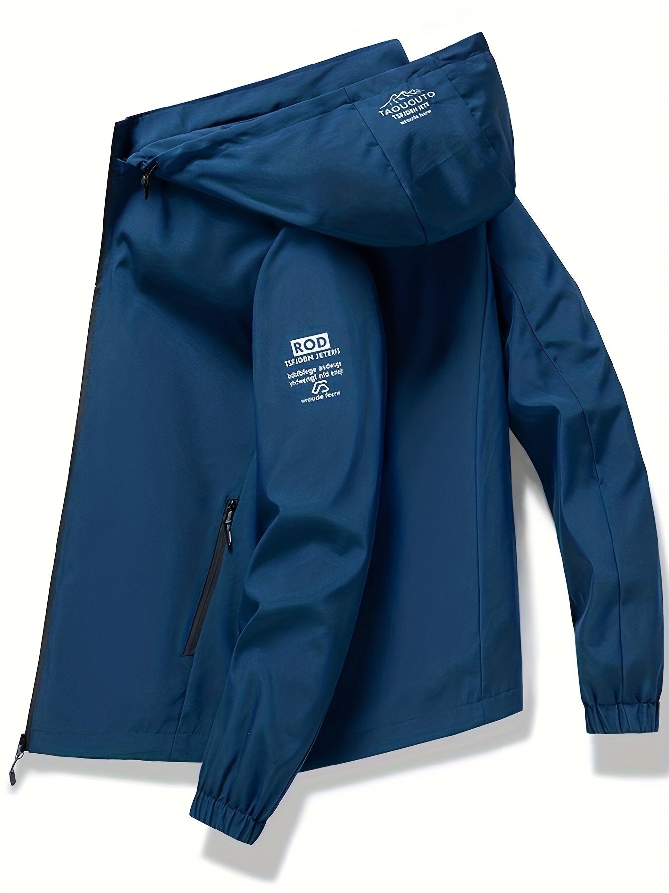 Men's Slim Fit Zippered Hooded Casual Jacket