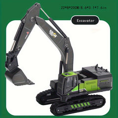 Alloy Engineering Truck Excavator Model Crane Stirring Truck Inertial Toy Car