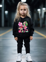 OERYUI Girls Boys Christmas Girls & Presents Print Hoodies Pants Set