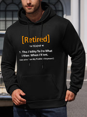 Men's Hooded Sweatshirt for Autumn Winter
