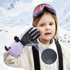 Kids Ski Gloves Winter Warm Waterproof Gloves