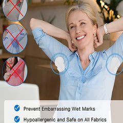 10pcs Summer Anti Sweat Patch Disposable Underarm Sweat Pad