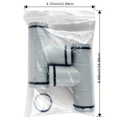 2 Pack 32mm Hose Parts for Inflatable Pool - PP Material Pipe Accessories