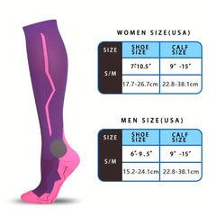 Unisex Compression Socks For Running Sports Hiking Cycling