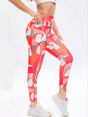 Colorblock Slim Fit Yoga Pants High Stretch Tummy Control Workout Yoga Leggings