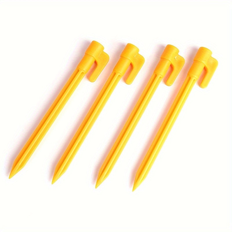 Plastic Ground Nail Garden Grass Cloth Weed Barrier Tent Landscape Anchors