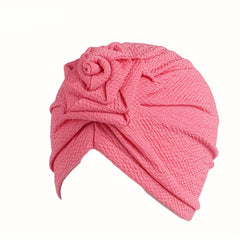 Soft Breathable Sleep Cap for Curly Hair - Adjustable Bath Cap for Girls
