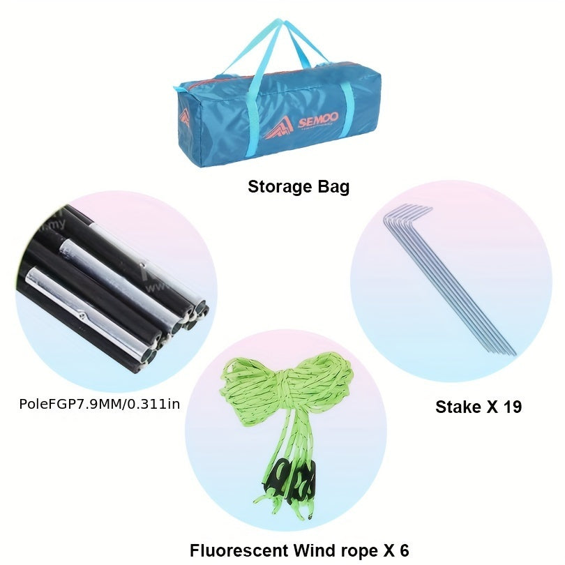 2-3 Person Sun Protection Tent, Mosquito Proof, Waterproof, Lightweight