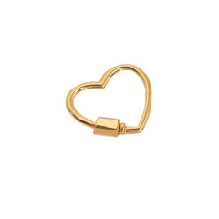 10pcs Heart Shaped Carabiner Key Chain for Outdoor Activities