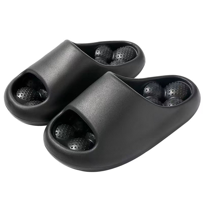 Men's Massage Ball Cloud Slides Leak Quick Dry Slippers