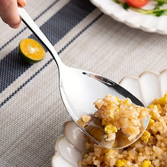 Stainless Steel Large Soup Spoon for Outdoor Cooking