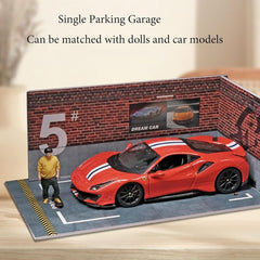 1:24 Scale Parking Garage Model - Durable PVC - UV Resistant