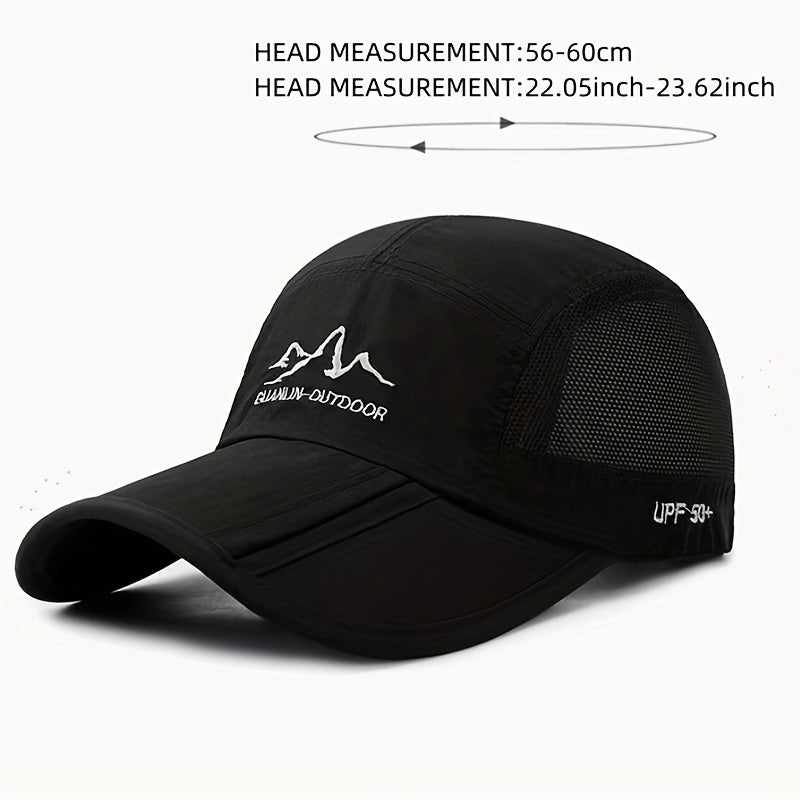 Quick Drying Baseball Cap for Men Outdoor Sports Travel Sunshade Hat