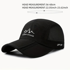 Quick Drying Baseball Cap for Men Outdoor Sports Travel Sunshade Hat