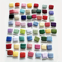50pcs 8m 6 Shares Cross Stitch Embroidery Thread Random
