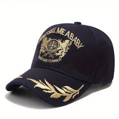 Men's Summer Grain Embroidery Baseball Cap Outdoor Sun Hat