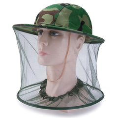 Beekeeping Hat Camouflage Shawl Anti Mosquito Protection