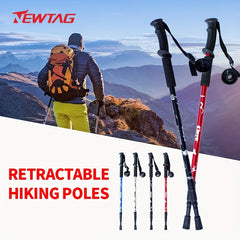 TAG Outdoor 3 Section Telescopic Trekking Poles