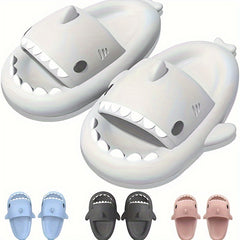 Girl's Shark Slides Comfy Non Slip Slippers