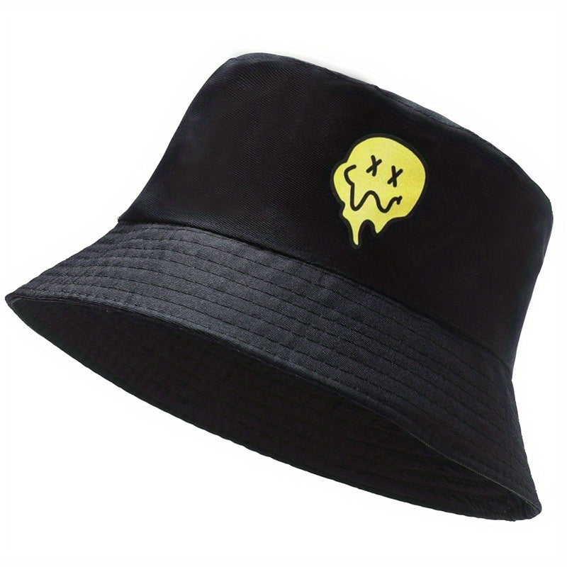 Printed Reversible Sunscreen Bucket Hat for Outdoor Activities