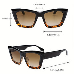 Cat Eye Sunglasses Gradient Lens Tortoiseshell Frame UV400