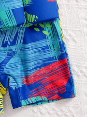 Comfy Toddler Swimwear Floating One Piece Swimsuit for Kids