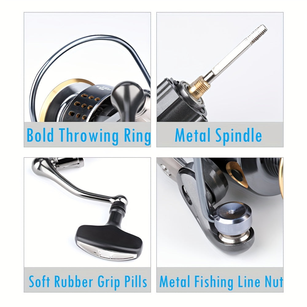 Metal Fishing Reel 3 1BB & 5 2 1 Gear Ratio Spinning Reel