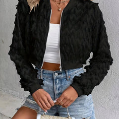 Fringe Jacket Fall Winter Women's Clothing