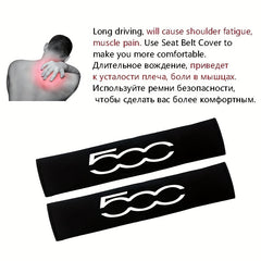 2pcs Cotton Shoulder Seat Belt Cover Auto Decoration Interior Case