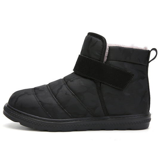 Women's Waterproof Snow Boots Outdoor Ankle High Hook And Loop Snow Boots