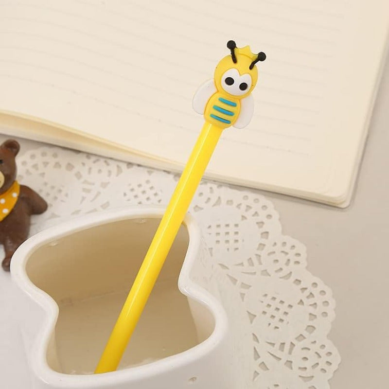 30pcs Bumble Bee Gel Pens Yellow Cartoon 0.5mm for Party Favors
