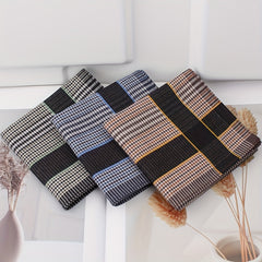 Men's Lightweight Plaid Handkerchief for Vacation & Everyday Use