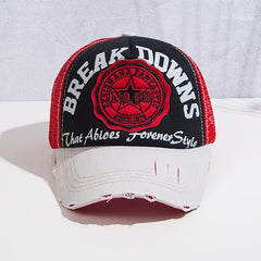 Summer Sunscreen Baseball Cap Men's Breathable Beach Peaked Cap