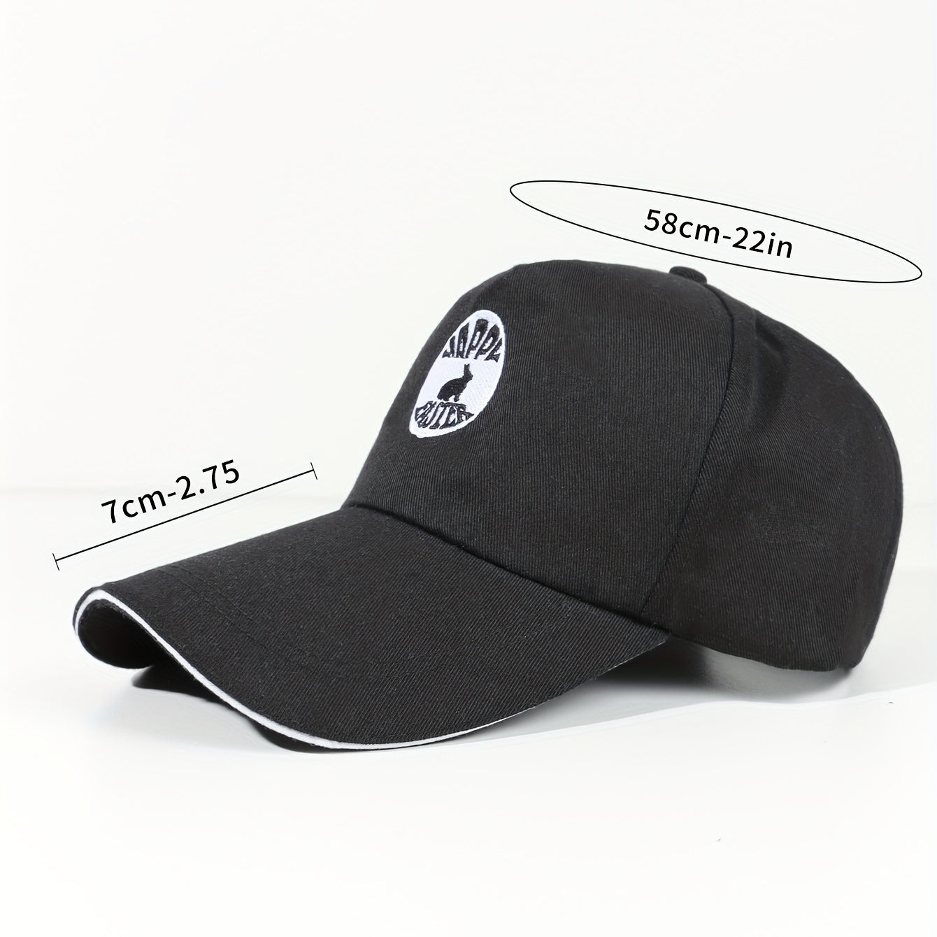 Easter Rabbit Baseball Cap Bunny Embroidered Casual Hat