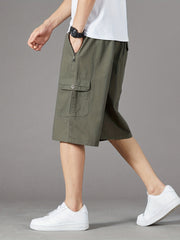 Men's Casual Cargo Jeans With Pocket
