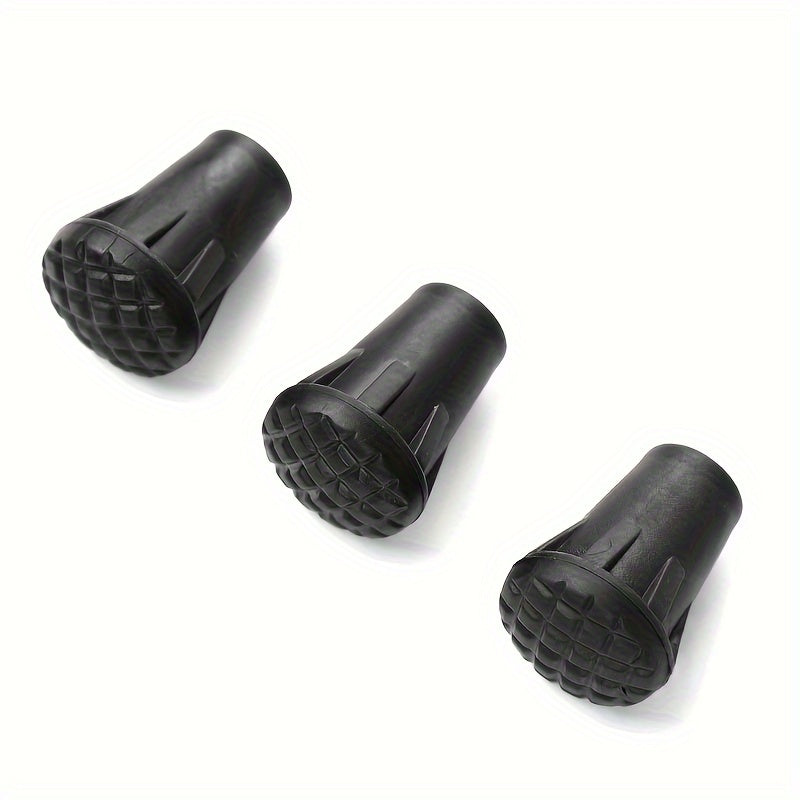 Rubber Feet Trekking Pole Tips Replacement Protectors for Hiking Walking Sticks