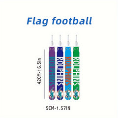 Dolphin Waist Flag Rugby Football Flag With Buckle