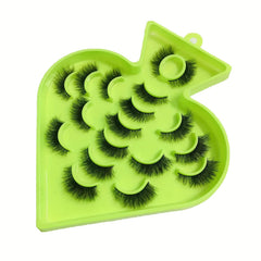 9 Pairs Natural Faux Mink Fluffy False Eyelashes